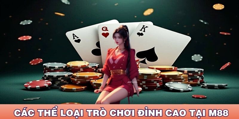 Các thể loại trò chơi đỉnh cao tại M88
