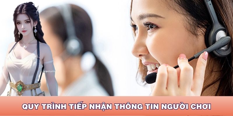 Quy trình tiếp nhận thông tin khi người chơi liên hệ M88